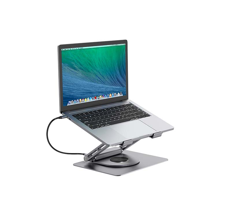 6-IN-1 360° Rotating Laptop Stand with docking 4